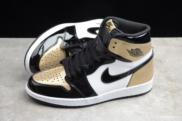 High 007 Jordan  Patent 1 NRG Gold 861428 861428-007 Toe Retro 1204